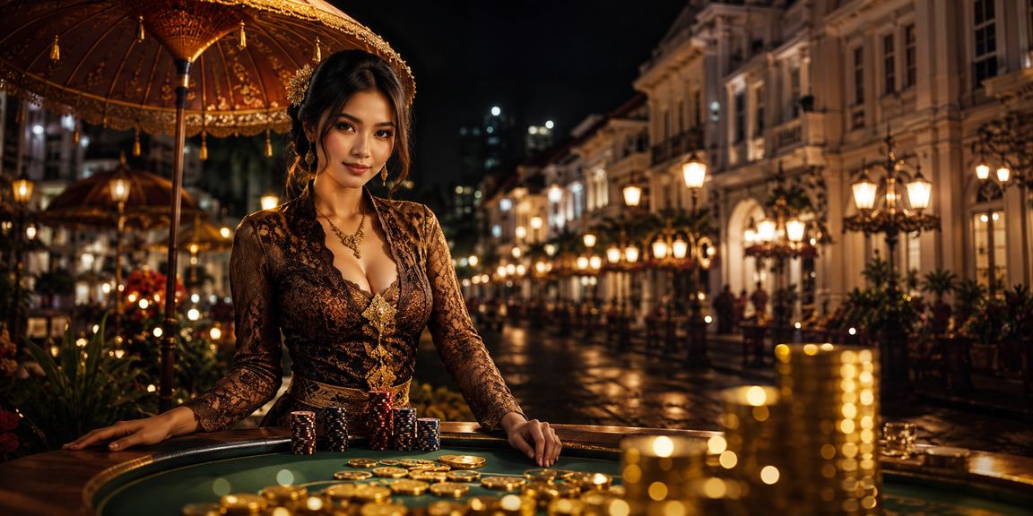 Model memperlihatkan layar betting dengan antarmuka aman dan responsif