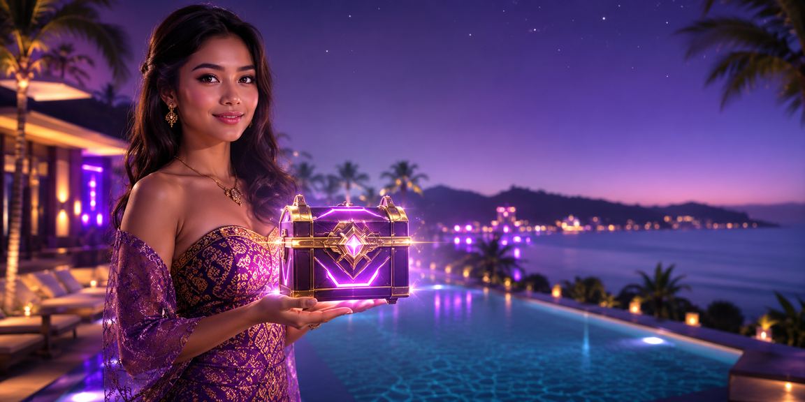Ilustrasi pendaftaran afiliasi dan bonus referral di pantai Vietnam